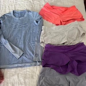 Lot of Lululemon activewear size 4-8 s/Xs
